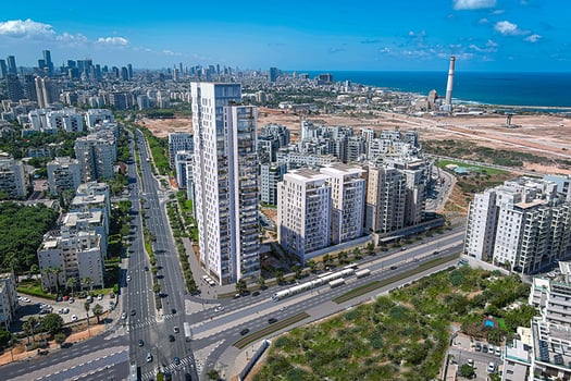 קבוצת חג׳ג׳, פרוייקט איינשטיין 33 בתל אביב, קרדיט הדמייה: באדיבות קבוצת חג׳ג׳ 
